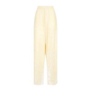 Balenciaga Baggy Cream Viscose Pants - NWT